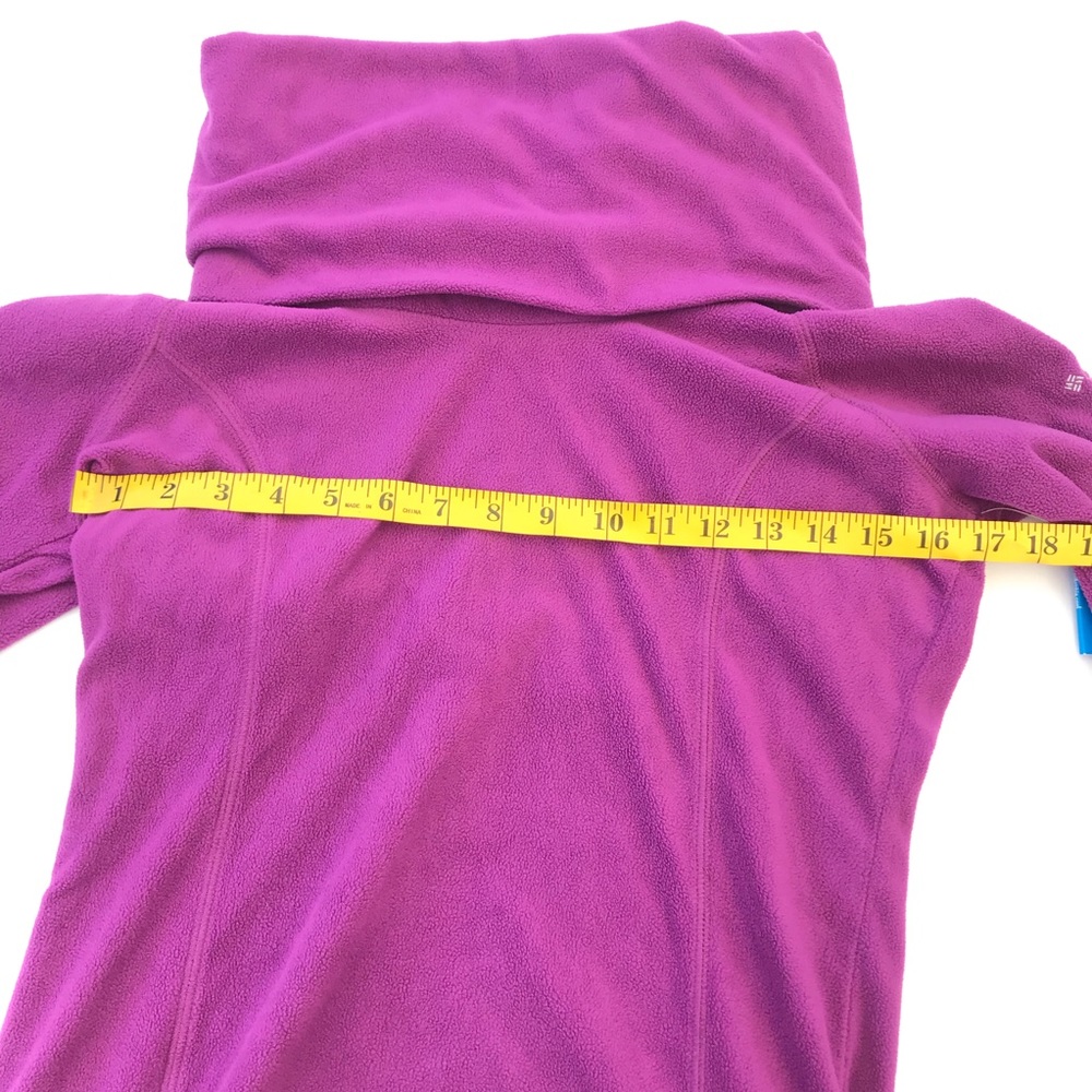 Columbia Purple Cowl Neck Long Sleeve Sweater Sz S - Picture 5 of 5